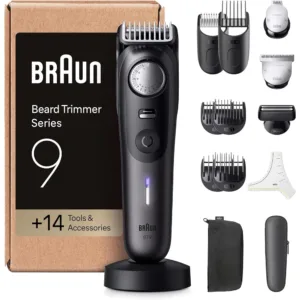 Bārdas skuveklis, trimmeris Braun BT9565 Series 9, 180 Min, Waterproof