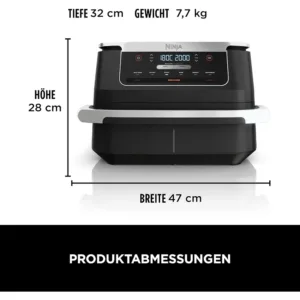 Dubultais karsta gaisa friteris Ninja FlexDrawer AF550EU 6.6 L 2470 W Dual Zone Air Fryer1