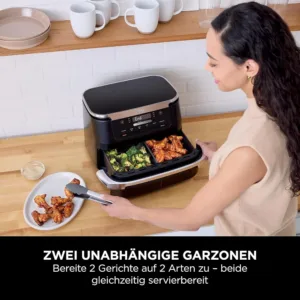 Dubultais karsta gaisa friteris Ninja FlexDrawer AF550EU 6.6 L 2470 W Dual Zone Air Fryer2