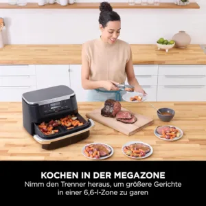 Dubultais karsta gaisa friteris Ninja FlexDrawer AF550EU 6.6 L 2470 W Dual Zone Air Fryer3