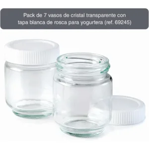 Jogurta pagatavotaja rezerves burcinas traucini 7 gab. 190 ml Lacor Spanija2