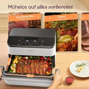 Karsta gaisa friteris Cosori Dual Blaze TwinFry 10 L 2800 W WiFi Hot Air Fryer CAF TF102S AEU Balta4