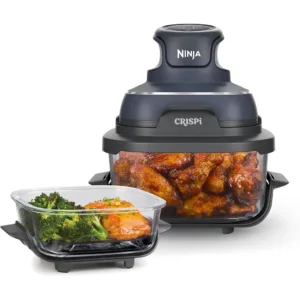 Karstā gaisa friteris Ninja CRISPi Portable Airfryer Hot Air Fryer, 3.8L, 4-in-1 1700 W, Grey FN101EUGY