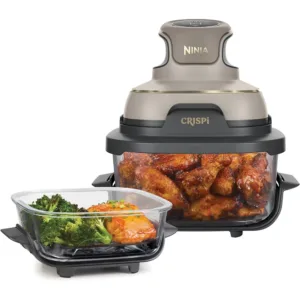 Karstā gaisa friteris Ninja CRISPi Portable Airfryer Hot Air Fryer, 3.8L, 4-in-1 1700 W, Stone Gold FN101EUSTGD
