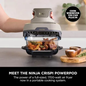 Karsta gaisa friteris Ninja CRISPi Portable Airfryer Hot Air Fryer 3.8L 4 in 1 1700 W Stone Gold FN101EUSTGD 1