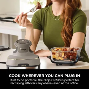 Karsta gaisa friteris Ninja CRISPi Portable Airfryer Hot Air Fryer 3.8L 4 in 1 1700 W Stone Gold FN101EUSTGD 8