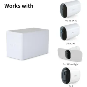 Arlo VMA5420 10000S XL akumulators sader ½gs ar Arlo Go 2 Floodlight Pro 4 XL Ultra 2 XL kamer um 2