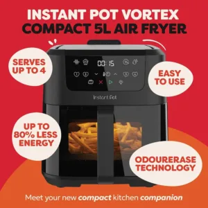 Karsta gaisa friteris Instant Pot Vortex Compact 5 L Hot Air Fryer INAFB53 BK1