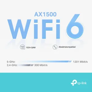TP Link Deco X1500 Mesh WLAN Set 2 gab. Wi Fi 6 AX1500 Dual Band Router un Repeater3