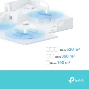 TP Link Deco X1500 Mesh WLAN Set 2 gab. Wi Fi 6 AX1500 Dual Band Router un Repeater4