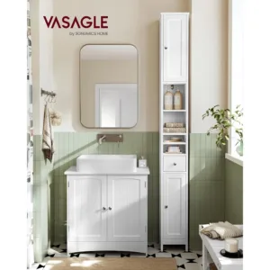 VASAGLE BBC765W01 Vannas istabas skapitis1