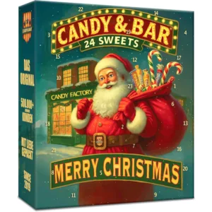 Adventes kalendārs Candy & Bar USA XXL 24 amerikāņu saldumi oriģinālajā izmērā