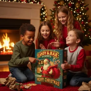 Adventes kalendars Candy Bar USA XXL 24 amerikanu saldumi originalaja izmera1