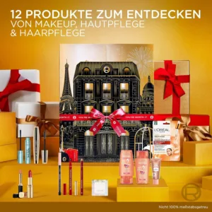 Adventes kalendars LOreal Paris Mini 12 lodzini ar parsteigumiem1