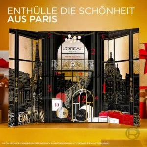 Adventes kalendars LOreal Paris Mini 12 lodzini ar parsteigumiem3