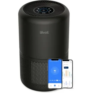 Gaisa attīrītājs Levoit Core 300S H13 HEPA filtrs 258 m³/h CADR, līdz 54 m² Melns