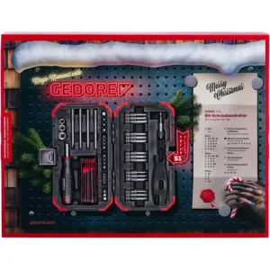 Instrumentu Adventes kalendars Gedore Red Gift R33003151 51 gab1