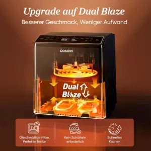 karsta gaisa friteris cosori dual blaze airfryer ar wifi 64l xxl caf p585s 1 692191666e6d4