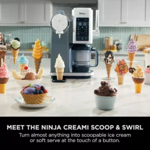 saldejuma pagatavotajs ninja swirl by creami soft ice cream nc701eu gelato sorbet milkshakes1 690f8ff507341