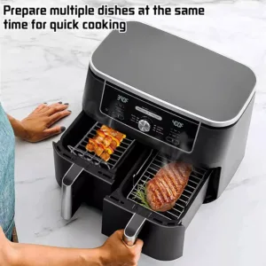 karsta gaisa fritera aksesuari pipihome grila restites 2 gab prieks ninja af300eu 2 696d607c5b7f6