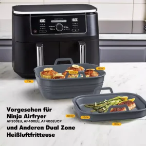 karsta gaisa fritera aksesuari silikona veidne prieks ninja af400eu af300eu 1 696d621b347c8
