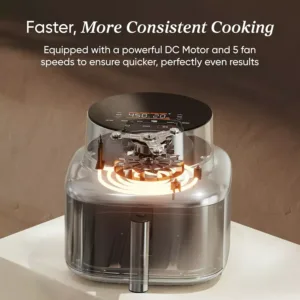karsta gaisa friteris cosori iconic airfryer nerusejoss terauds ar keramisko parklajumu 62 l 1725 w caf se601s ceu 2 6966a1bb35c4f
