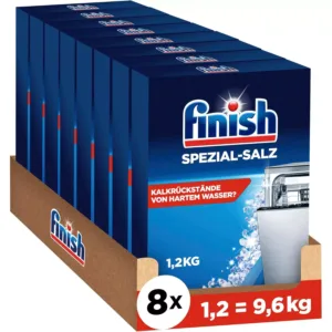 Trauku mašīnas sāls Finish Special Salt multi paka 8 gab. pa 1.2 kg