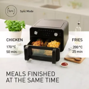 karsta gaisa friteris cepeskrasns panasonic nf bc1000 flex air fryer xl 96 l 30 230c 2450 w 3 698262912f160