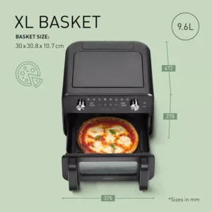 karsta gaisa friteris cepeskrasns panasonic nf bc1000 flex air fryer xl 96 l 30 230c 2450 w 4 6982629134a37