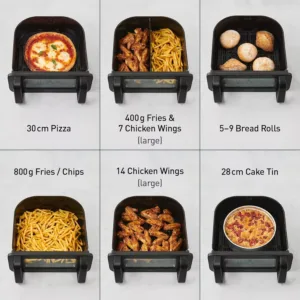 karsta gaisa friteris cepeskrasns panasonic nf bc1000 flex air fryer xl 96 l 30 230c 2450 w 5 69826291bf4cc