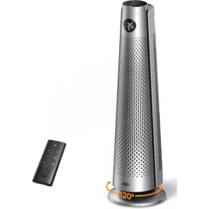 Keramiskais ventilatora sildītājs Dreo Tower heater 718 DR-HSH008 2000 W, Sudraba