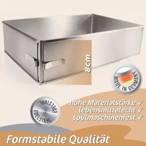 kukas tortes forma regulejama taisnstura 8 cm augstuma nerusejosa terauda menzs 4smile razota vacija 1 699390e5c2a15