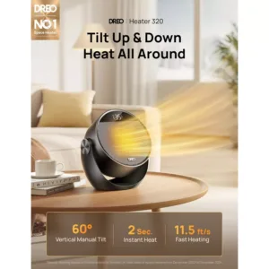 ventilatora silditajs dreo heater 320 dr hsh020 1500 w melns 699c8fc7096e5