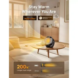 ventilatora silditajs dreo heater 320 dr hsh020 1500 w melns2 699c8fc7be13f