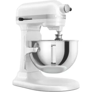 Planetarais mikseris virtuves kombains KitchenAid Heavy Duty 5KSM55SXXEWH 5.2 L 375 W Balts4
