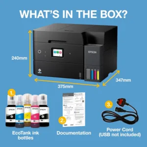 Printeris Epson EcoTank ET 4950 Home Office WLAN A4 Duplex Print Scan Copy Fax ADF C11CL40402 4