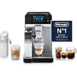 DeLonghi Eletta Ultra ECAM472.85.MB Pilnībā automātisks kafijas automāts, LatteCrema piena sistēma, 50+ Hot & Cold dzērieni