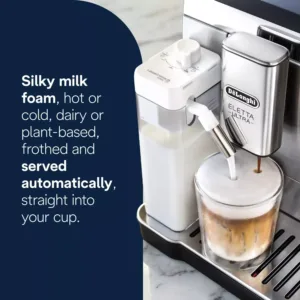 delonghi eletta ultra ecam47285mb pilniba automatisks kafijas automats lattecrema piena sistema 50 hot cold dzerieni2 69d3fb45206ac
