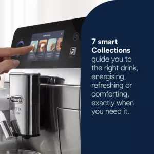 delonghi eletta ultra ecam47285mb pilniba automatisks kafijas automats lattecrema piena sistema 50 hot cold dzerieni5 69d3fb4629c1a