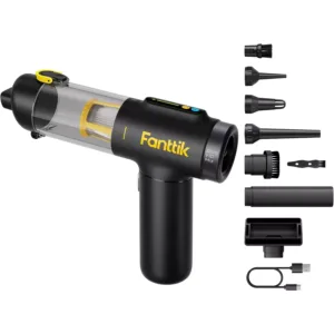 Fanttik Slim V10 Mix Bezvadu rokas putekļsūcējs automašīnai, mājai, 16 KPa