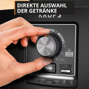 kafijas automats krups harmony ea5088e0 ar piena putosanas uzgali melns3 69d55c3f3ea90