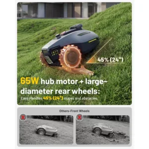mammotion yuka mini 2 500 robotizetais zales plavejs bez robezkabela lidz 500 m2 no rtk ai truevision lidz 45 slipumam 45ah baterija4 69d4076c646db