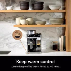 ninja prestige cfn802eu 2 in 1 filtrkafijas un kapsulu automats ar integretu piena putotaju latte ledus kafijai un flat white melns9 69d685595c050