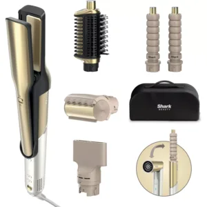 Shark Glam HD6051SEU Multi-styler un matu fēns taisniem matiem, Zelta