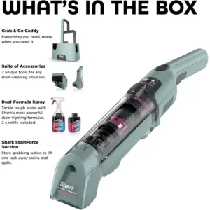 shark stainforce hx100eucp bezvadu traipu un smaku tiritajs paklajiem mikstajam mebelem un citam ar uzglabasanas kasti8 69d3f02bdbc3a