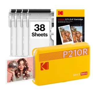 Foto Printeris Kodak P210 MINI 2 RETRO P210RYK60 Dzeltens
