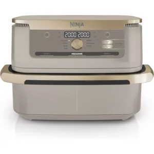 Karstā gaisa friteris Ninja Foodi FlexDrawer, Dual Zone, MegaZone 10.4L, Stone Gold AF500EU