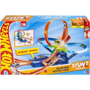 saciksu trase hot wheels stunt track jkj78 infinite crash action with 1 64 scale die cast toy car5 6a43dee425f1b