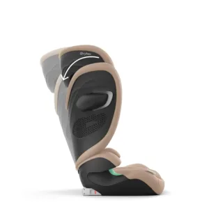 Autokreslins CYBEX Gold Solution G2 Plus 3 – 12 gadi 100 – 150 cm Max. 50 kg ISOFIX Almond Beige5