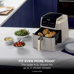 karsta gaisa friteris ninja af180eu air fryer max pro 62 l stone gold6 6a4d4ad46a7ed